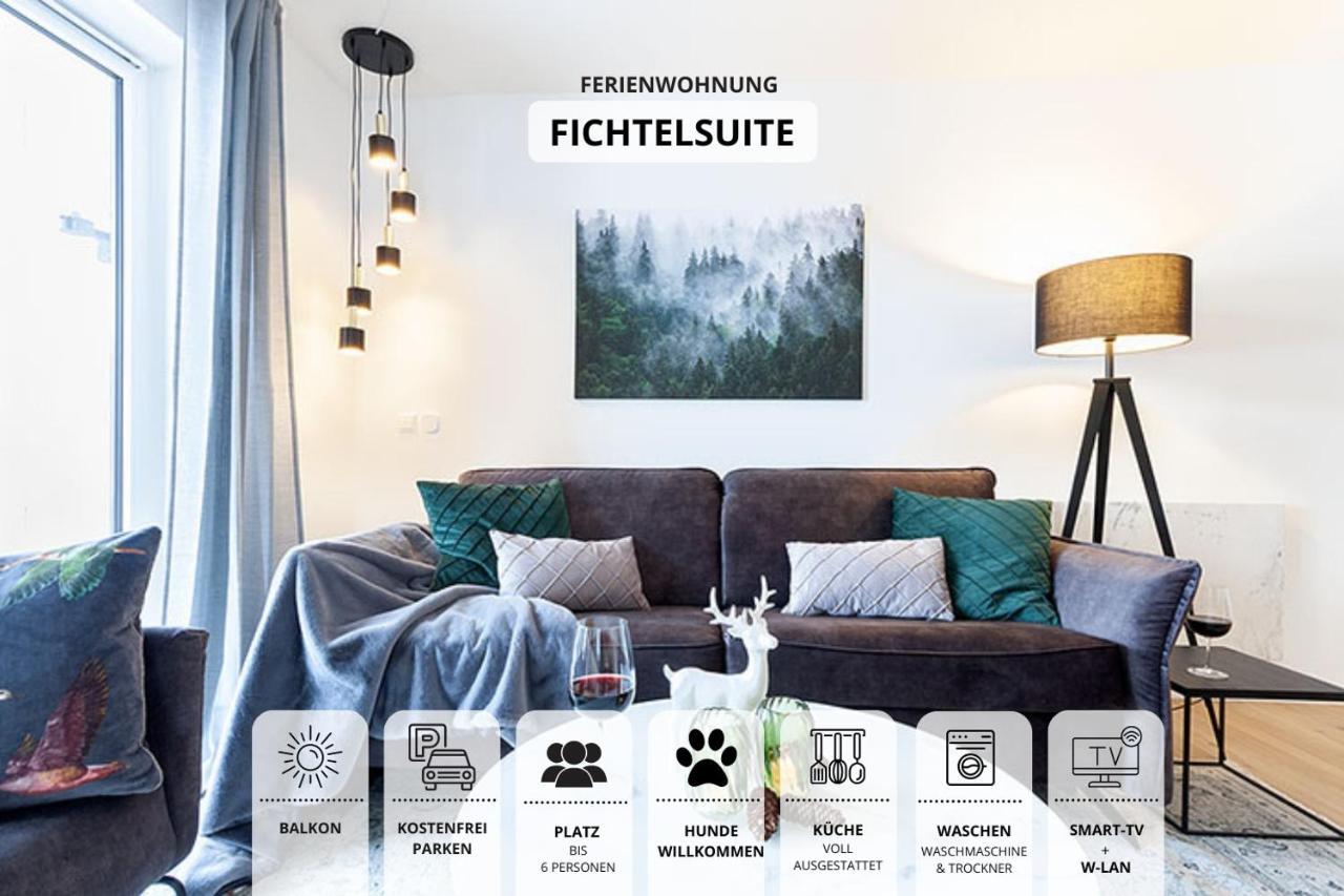 Die Fichtelsuite 1-6 Pers Ferienwohnung Nahe Ochsenkopf Sued 800M In Fleckl Warmensteinach Exterior photo